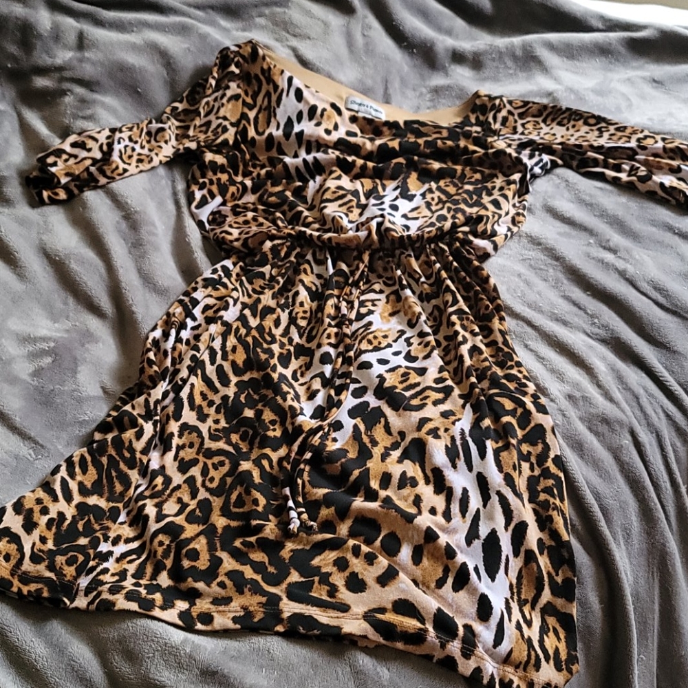 Shelby & Palmer Cheetah Print Dress